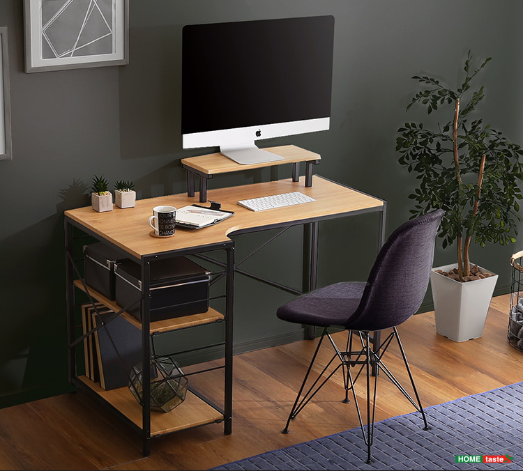 ヴィンテージ風L字パソコンデスク Lubbock(ラボック)の通販情報 - 家具