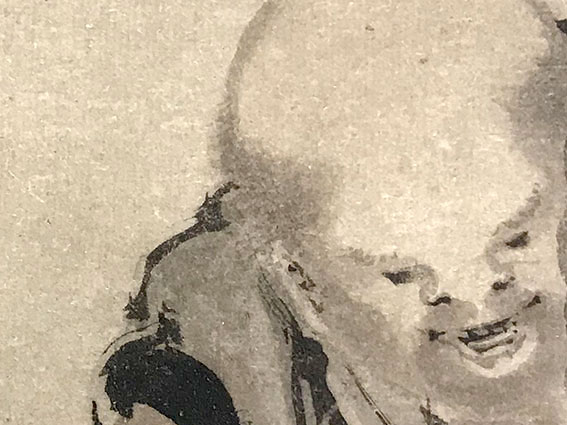 葛飾北斎の掛け軸 水墨画 - 掛軸買取 古美術永澤