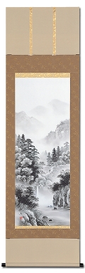 水墨山水 - 掛け軸（掛軸）販売通販なら掛け軸総本家