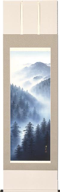 特価 】黎明山水 佐藤眉山 「尺五立」肉筆[受注製作品 納期約2ヶ月