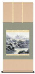 彩色山水 - 掛け軸（掛軸）販売通販なら掛け軸総本家