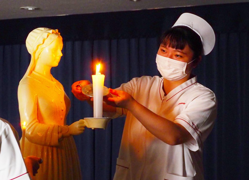 🕯️令和3年度 戴帽式🕯️ | 福岡水巻看護専門学校