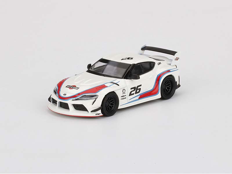 CHASE LB☆WORKS Toyota GR Supra - Martini Racing (MINI GT) Diecast