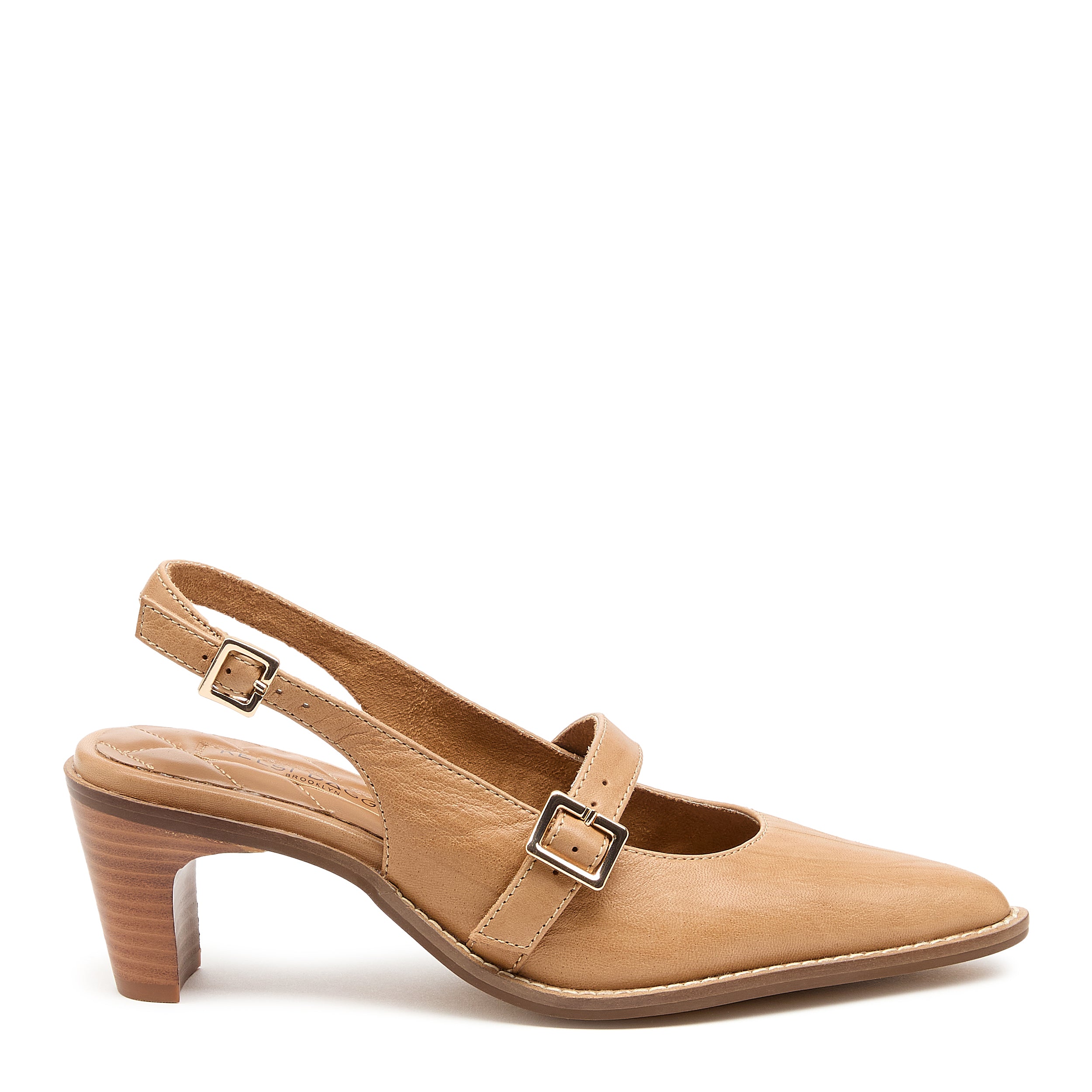 Kelsi Dagger Women's Maeve Oatmeal Mary Jane Leather Pumps – Kelsi