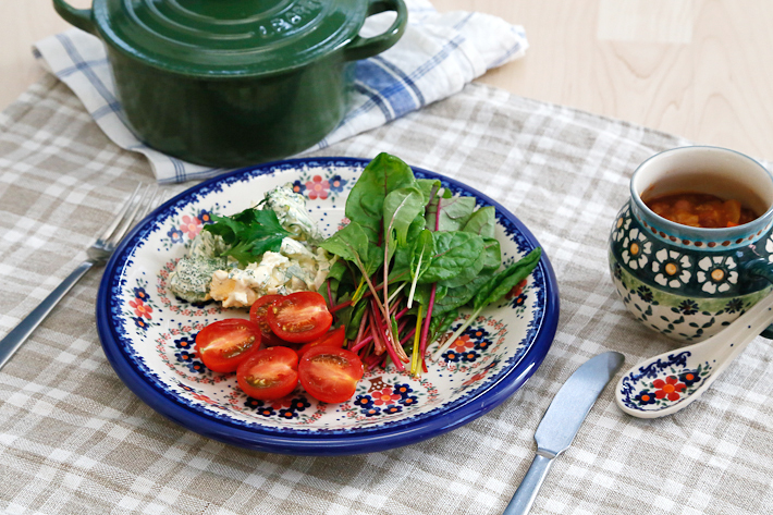 ディナープレートφ26cmポーリッシュポタリー(ポーランド食器)