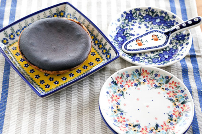 角皿・20×20cmポーリッシュポタリー(ポーランド食器)