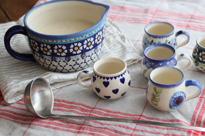 マグカップ（ミニ）ポーリッシュポタリー(ポーランド食器)