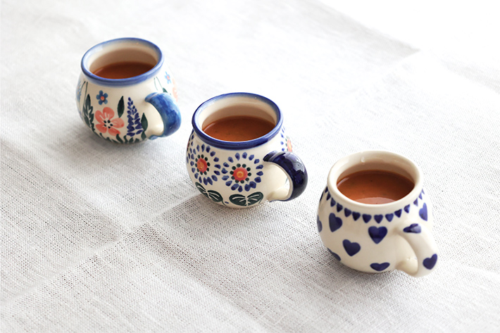 マグカップ（ミニ）ポーリッシュポタリー(ポーランド食器)