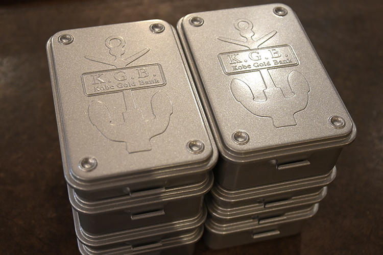 専用地金保管ケース｜貴金属買取のK.G.B.神戸ゴールドバンク