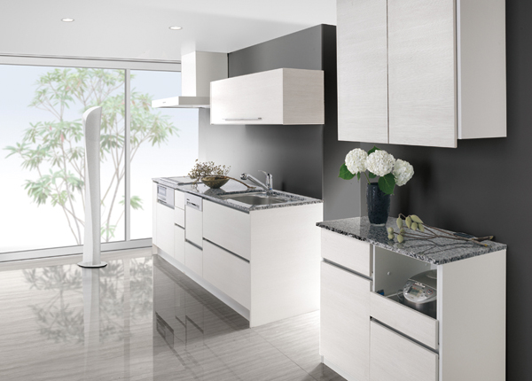 ミリ寸法対応 オーダー食器棚・キッチン収納alna【アルナ】のリビング