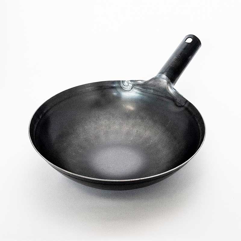 ガス用 山田工業所鉄製打出中華鍋24㎝（板厚1.6mm）｜キッチンパラダイス