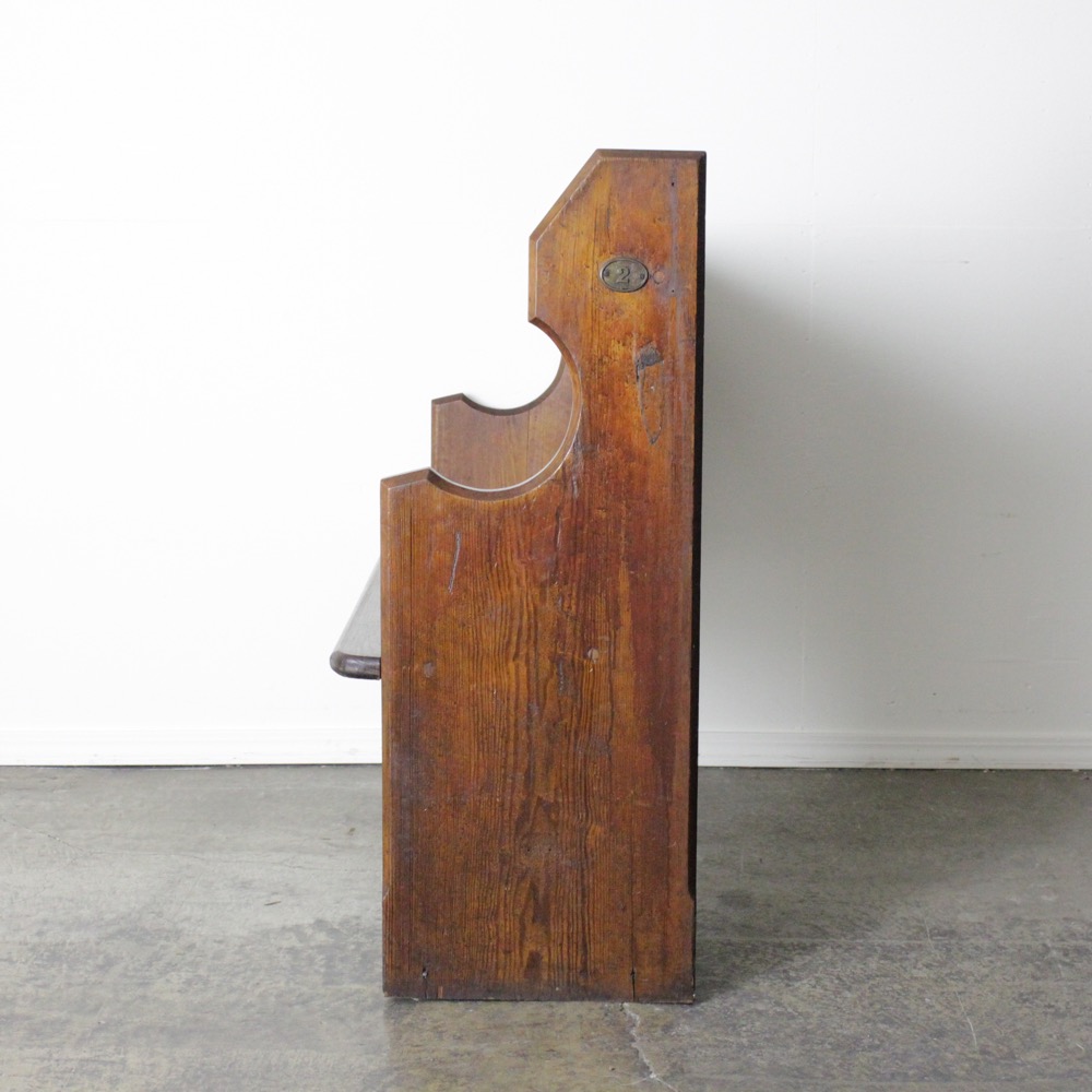 イギリス アンティーク パイン チャーチピュー ベンチ | キヤ