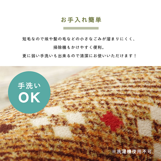 イケヒコ DXラディ ラグ ギャッベ柄 ホットカーペット対応 長方形 200