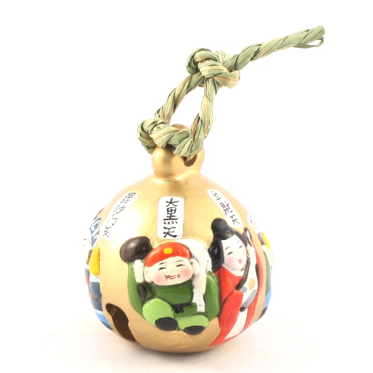 土鈴金彩七福神・縁起物 / 京都の人形・こけし・和雑貨通販│木村桜士堂