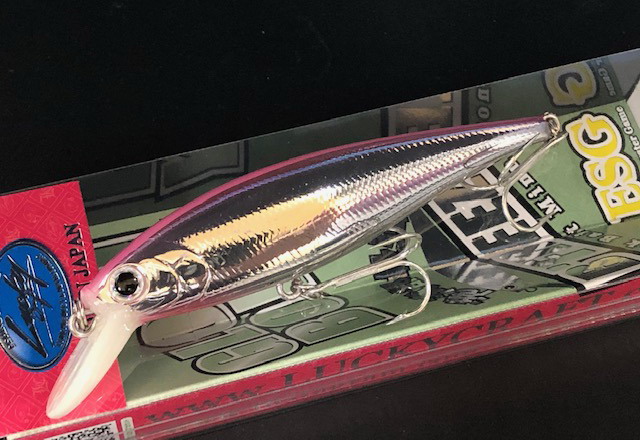 ラッキークラフト ビーフリーズ78S ESG ハーフミラーグローー 78mm