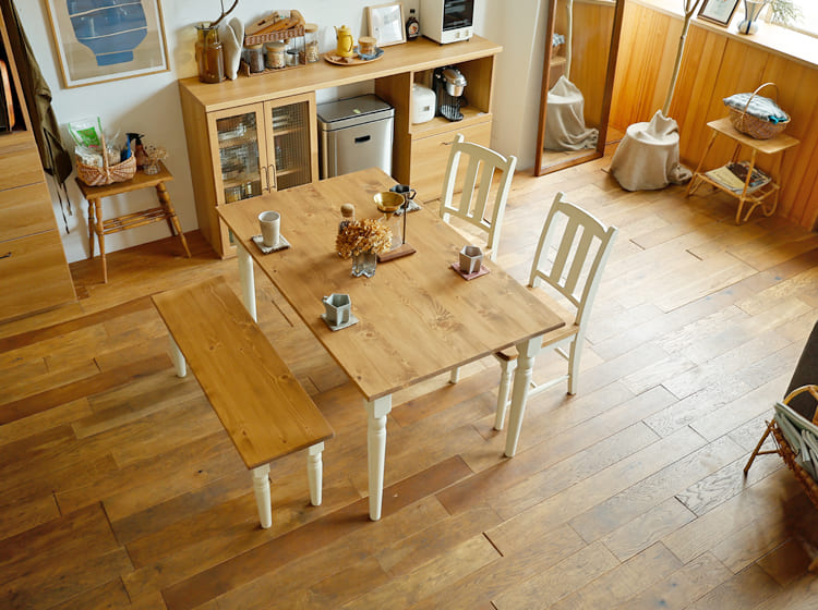 ダイニング4点セット Lavender（ラベンダー）｜北欧・ヴィンテージ