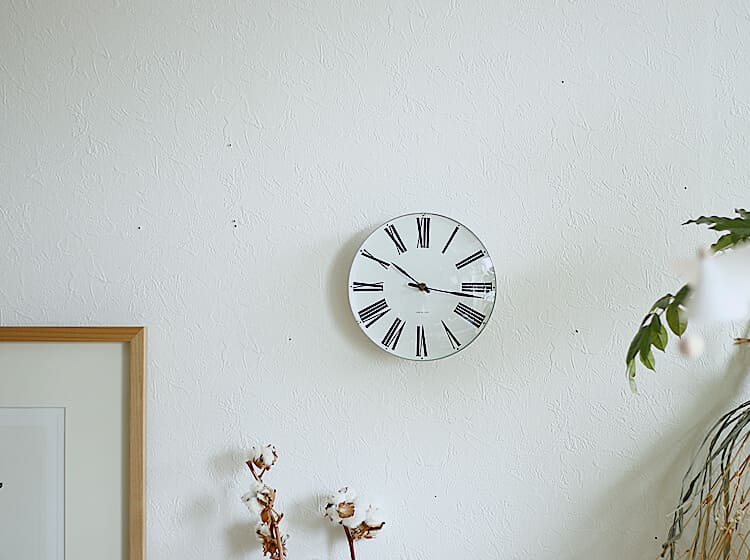 アルネ・ヤコブセン ROMAN（ローマン） ウォールクロック｜北欧