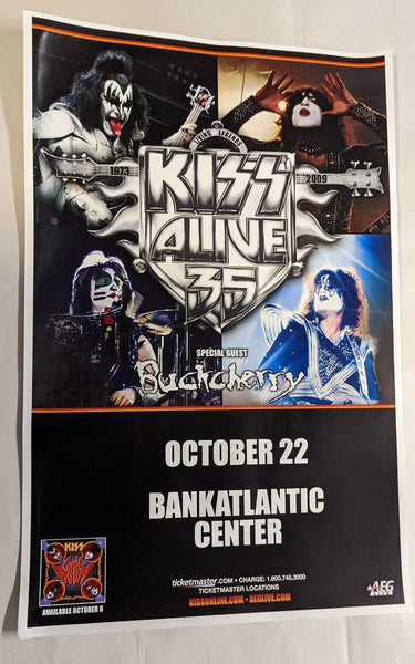 KISS ALIVE 35 TOUR 10-22-09 SUNRISE FL USA Original CONCERT SHOW