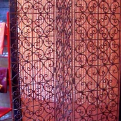 GADAN モロッコ家具 パーティション「アイアンパーティション アーチB