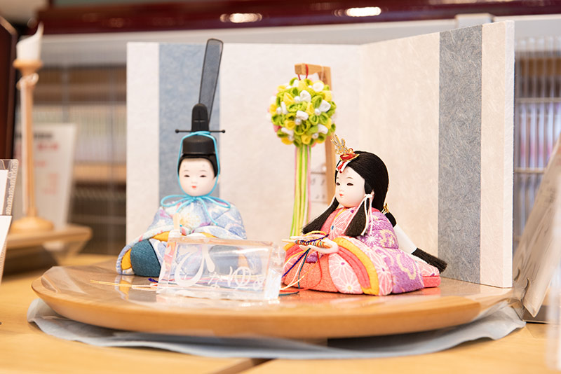 久宝堂のフロア紹介(お雛様の時期) 久宝堂ニュース 2019/11/07