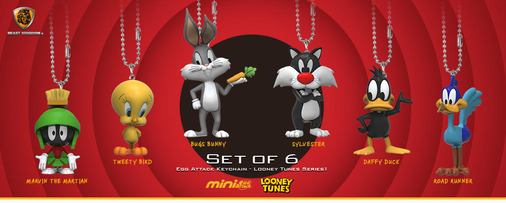 エッグアタック・キーチェーン】『ルーニー・テューンズ』シリーズ1