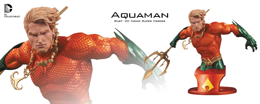 DCコミックス』ミニバスト【スーパーヒーローズ】アクアマン | 株式