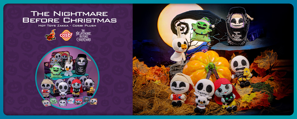 ホットトイズ・ZAKKA】コスビ・ぬいぐるみ『ナイトメアー・ビフォア