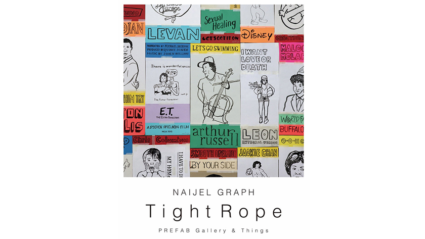 お馴染みのアイコンがイラストに。ナイジェルグラフの個展がなんだか