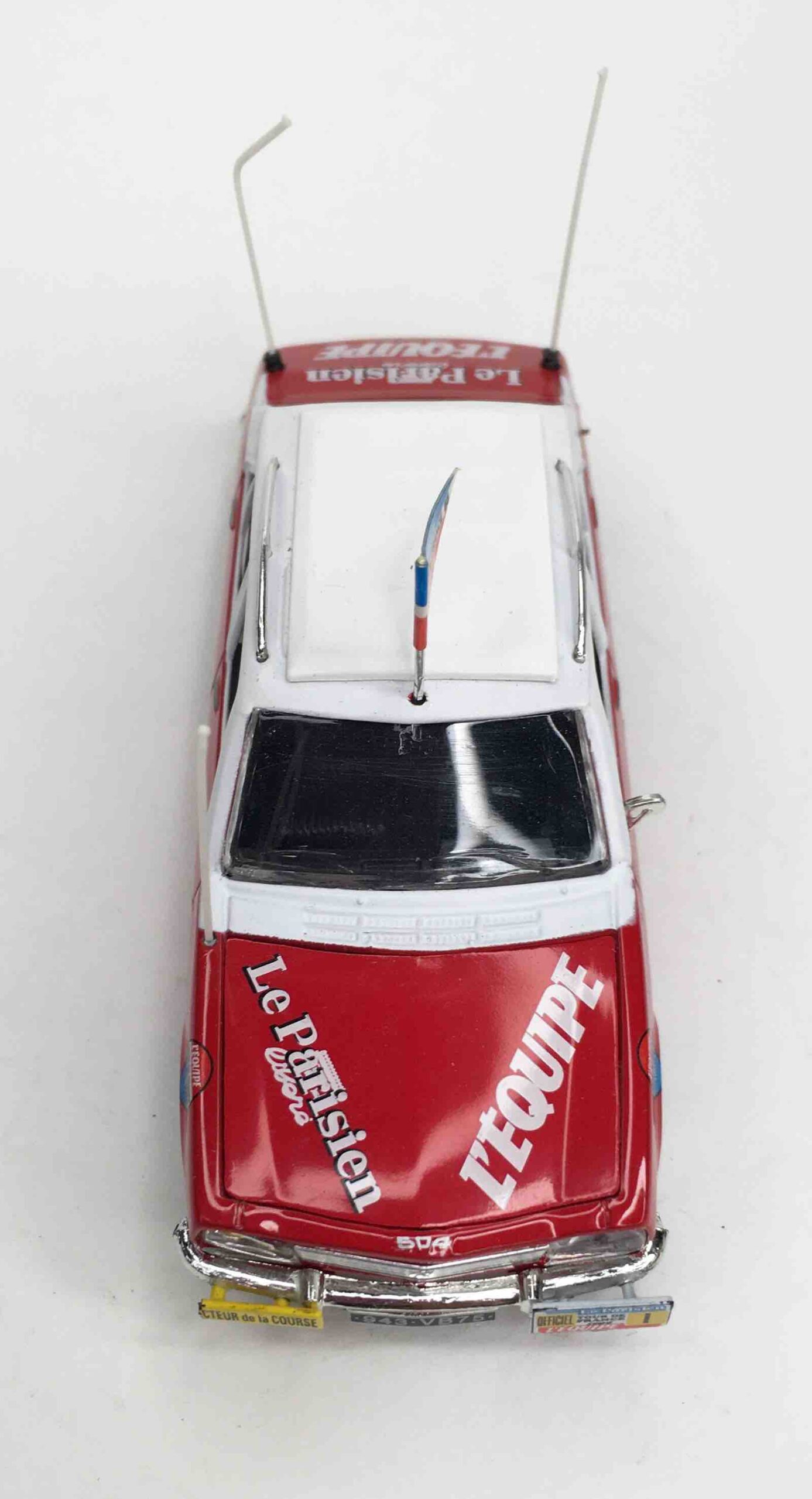 Peugeot 504, Tour de France Race Director's Car, Norev, 1/43 Scale