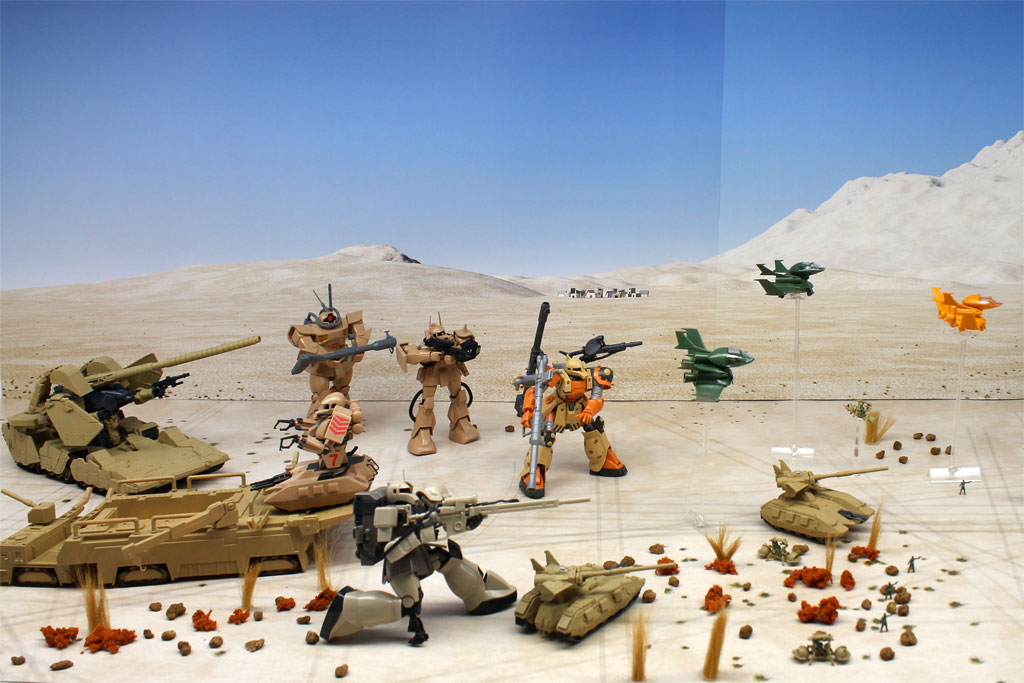 DS144-006 [1/144 陸上部隊展開セットB(砂漠)] [箱庭技研] -hakoniwagiken-