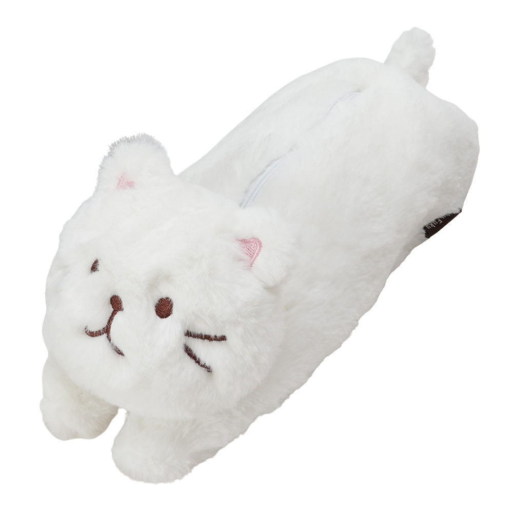 ふくふくにゃんこ ぬいぐるみペンポーチ（ハッチ・しろたまちゃん