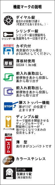 ステンレスポスト ファミールシリーズ － ハッピー金属工業株式会社