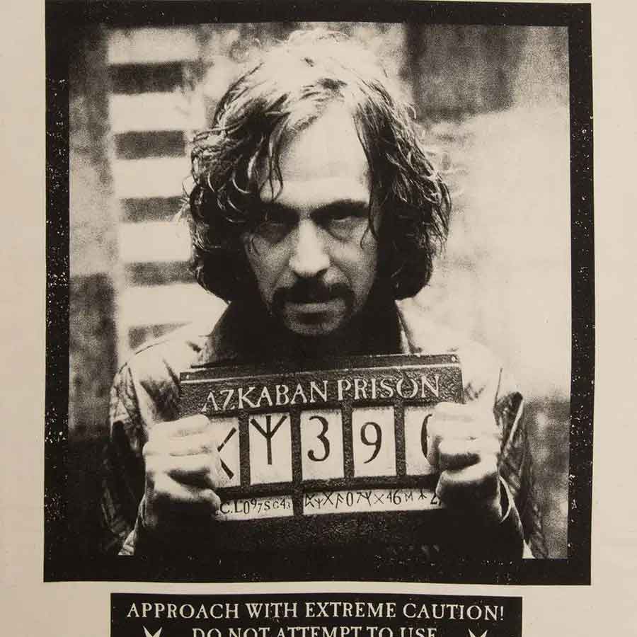 ハリーポッター トレカ プロップカード シリウス・ブラック 指名手配