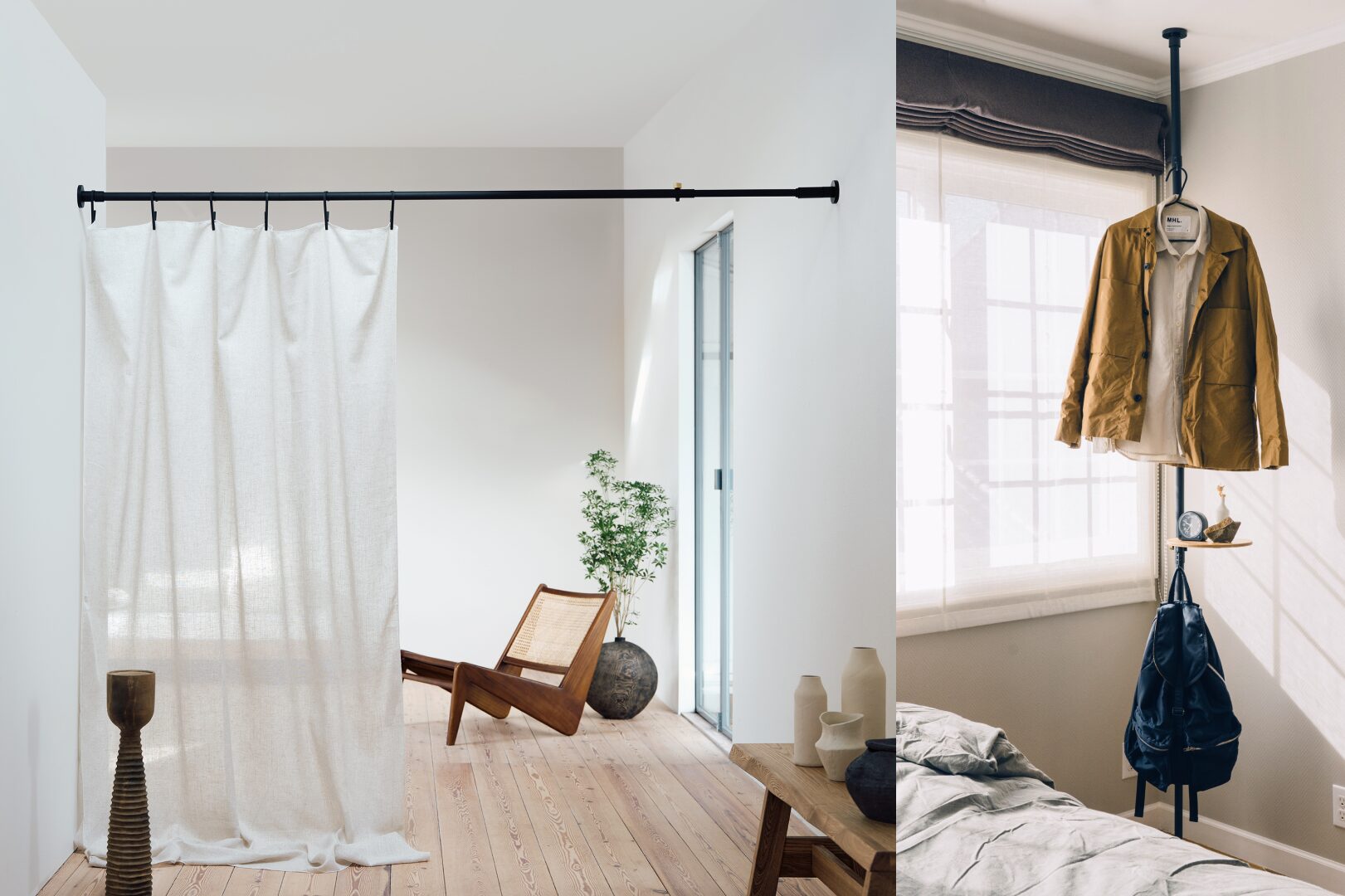 新商品発売のお知らせ】たった1本の突っ張り棒で空間を自由にアレンジ