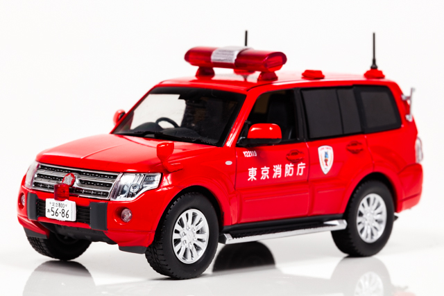 1/43 三菱 パジェロ 2010 東京消防庁査察広報車両 株式会社 ヒコセブン