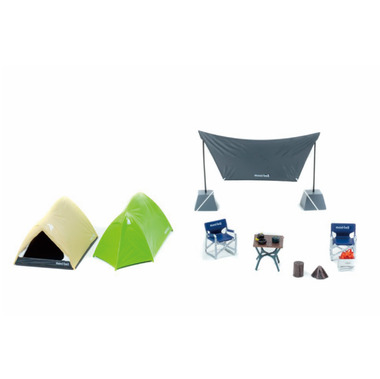 1/43 モンベル キャンプセット ムーンライト2型 (ライトタン