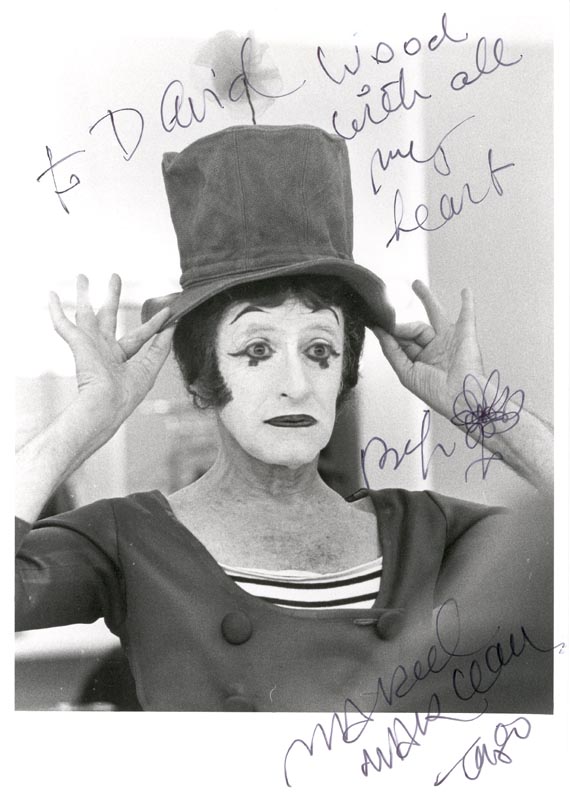 Marcel Marceau - Autographed Inscribed Photograph | HistoryForSale