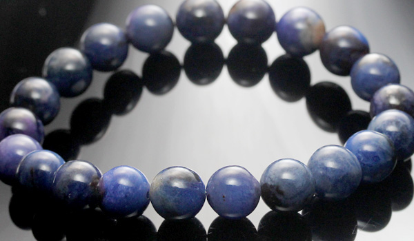 一点もの】【特選品】大玉ブレス（ブルースギライト[リヒテライト]SA