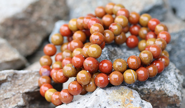 大玉ブレス（佐渡赤玉石）10mm|パワーストーンのヒーリングスペース タオ