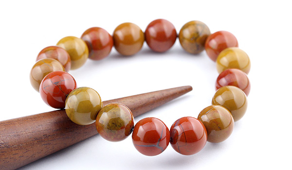 大玉ブレス（佐渡赤玉石）10mm|パワーストーンのヒーリングスペース タオ