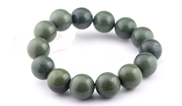 大玉ブレス（北海道産青虎天眼）13.5～14mm|パワーストーンの