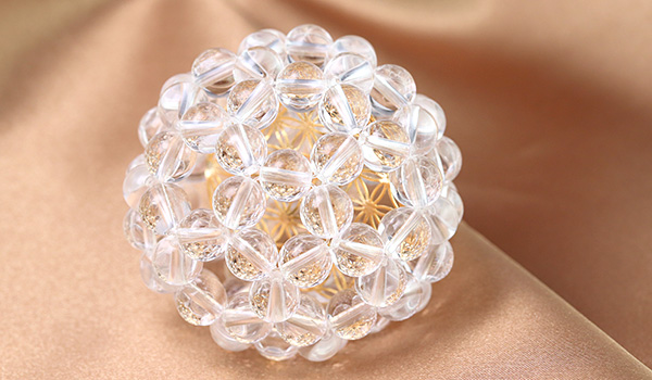 バッキーボール「賢者の石」inフラワーオブライフ|パワーストーンの