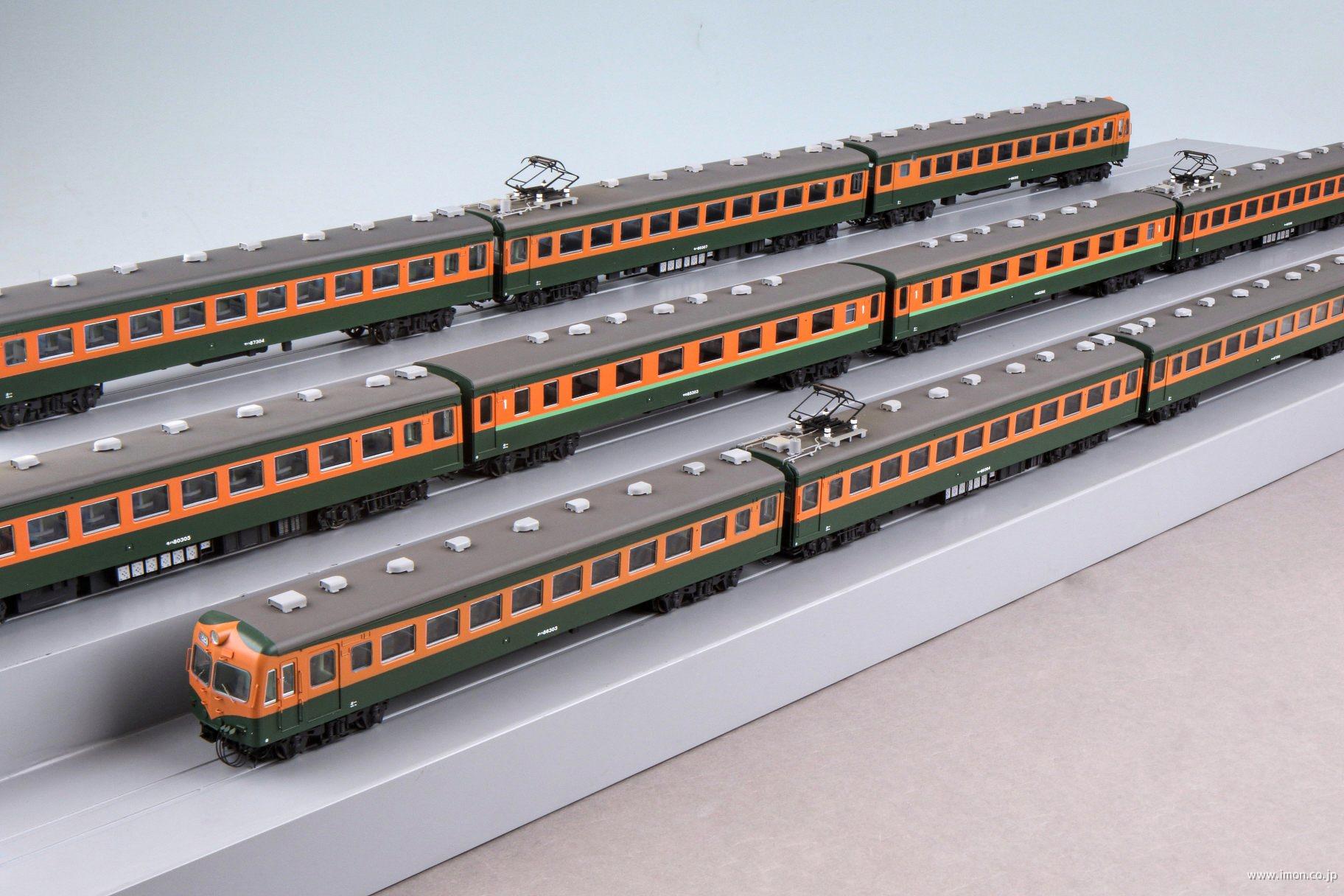 80系初期300番代 準急比叡 10輌編成 16．5mm | 鉄道模型店