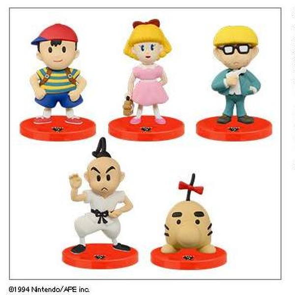 ネスもポーラも、どせいさんも ─ 「MOTHER2 スタンドフィギュア」全5