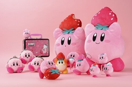 カービィ×いちご”の限定デザインがとってもキュート！70cmの特大ビーズ