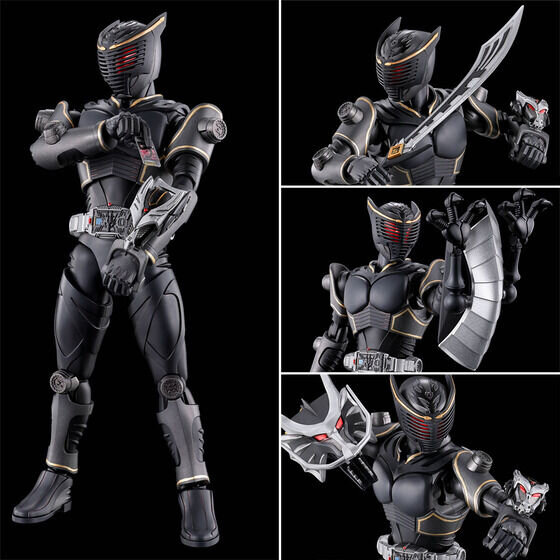 仮面ライダーリュウガ」の新作プラモ登場！暗黒の業火をまとった“黒い
