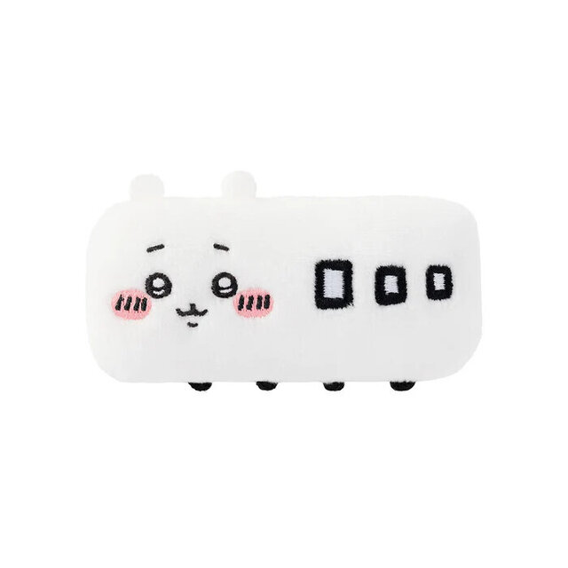 電車風の「ちいかわ」がかわいい！ぬいぐるみバッジセットとパリピ