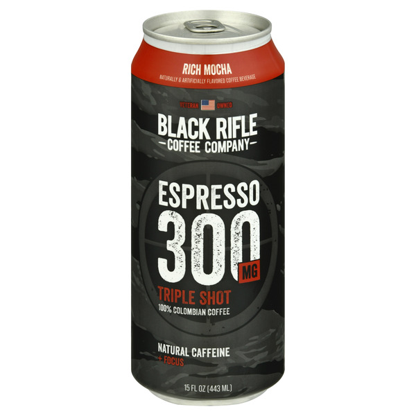Black Rifle Coffee Rich Mocha, Espresso 300 Triple Shot Ready to