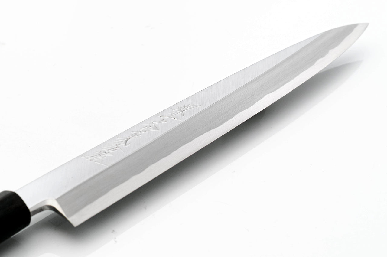 堺一文字光秀 青鋼 本霞 柳刃包丁