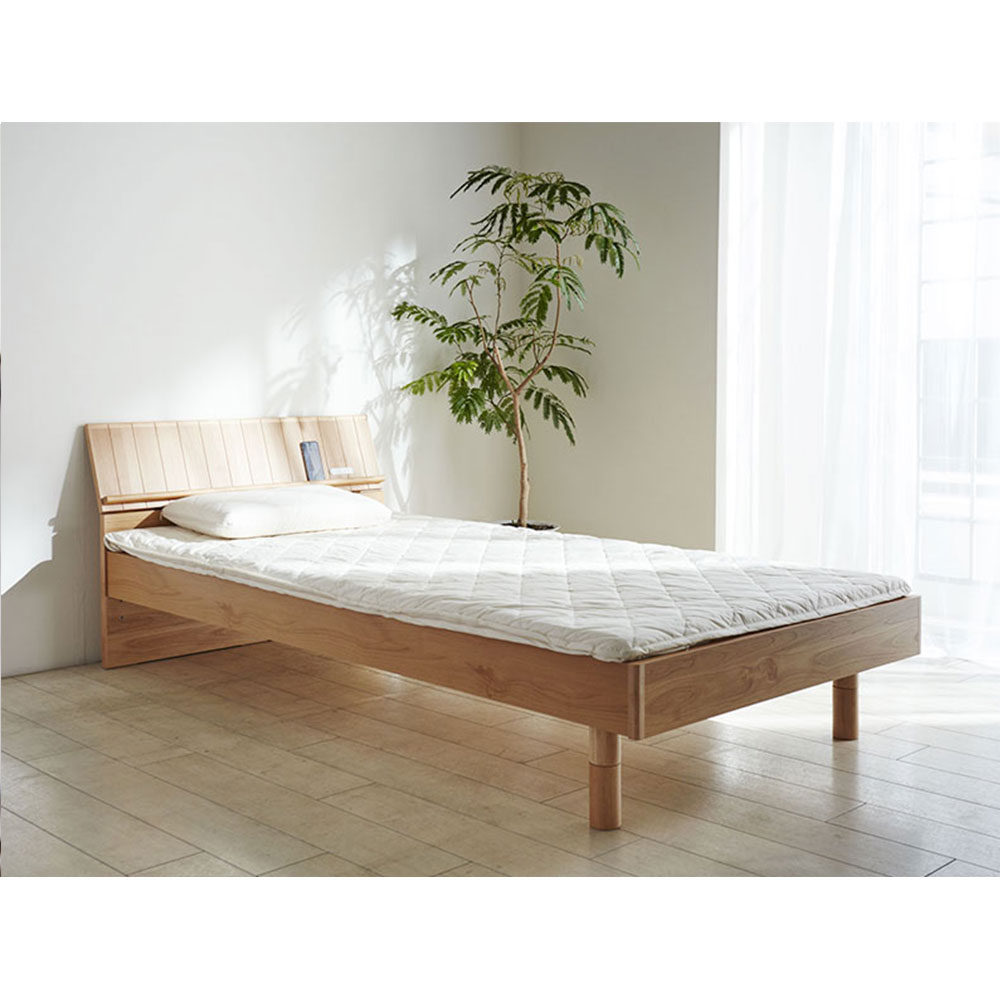 ベッドフレーム「トラック」アッシュ材 LBR色 | 【公式】大塚家具